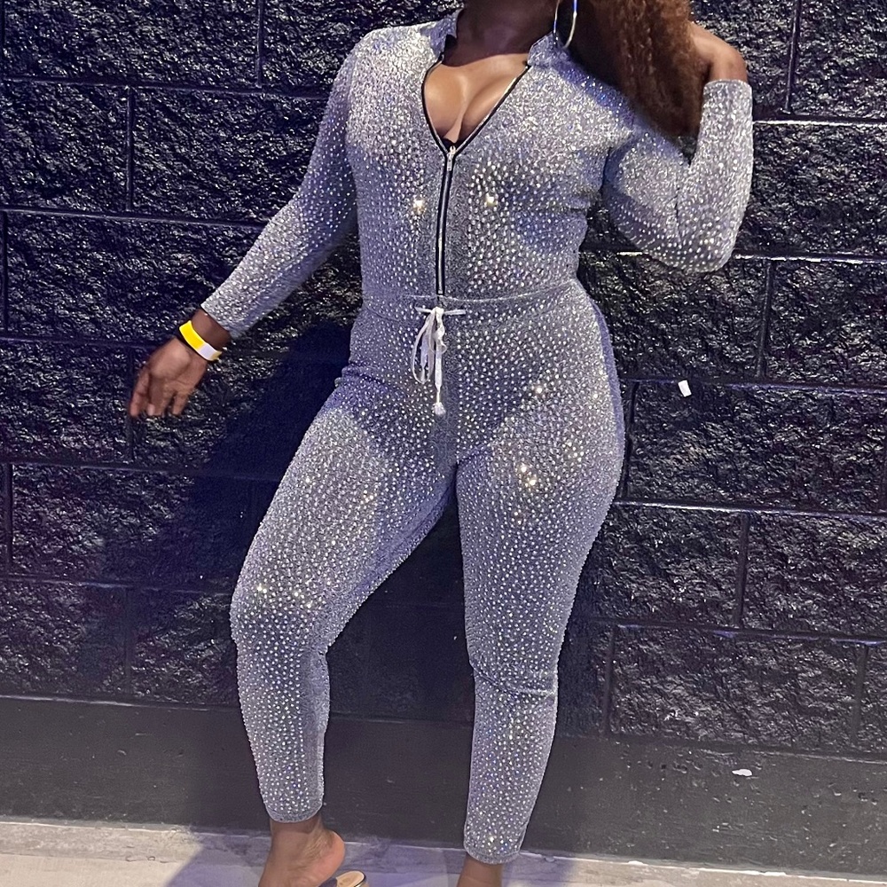 Sequin Crystal bodysuit